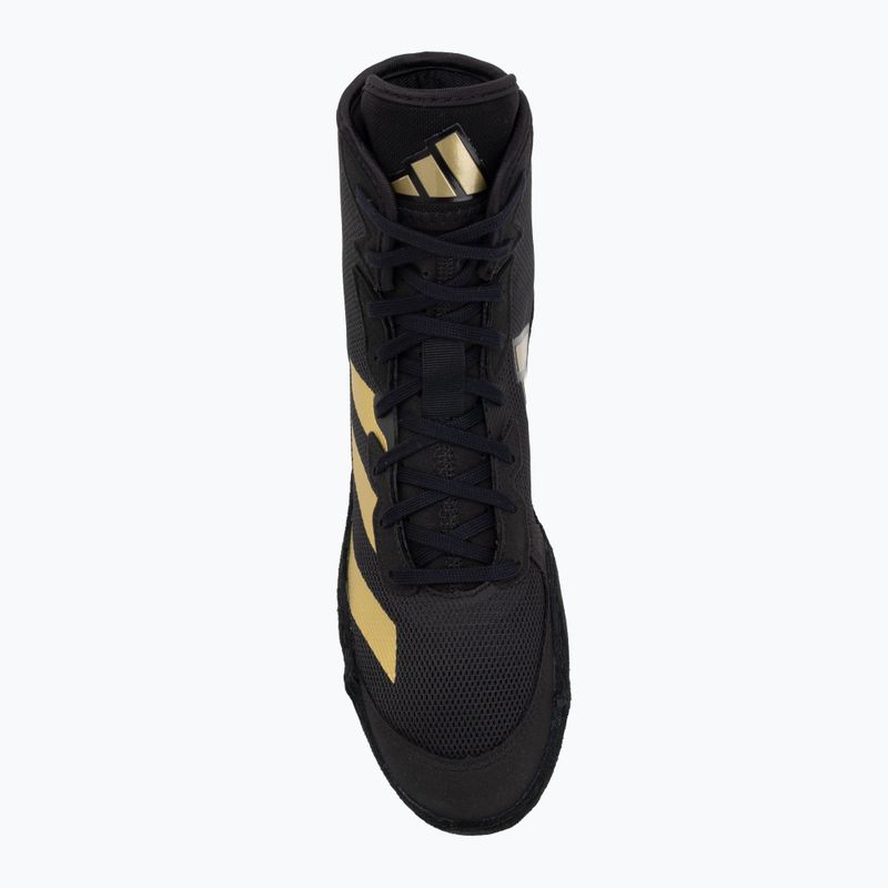 Scarpe da wrestling adidas Adizero core black/gold metallic 5
