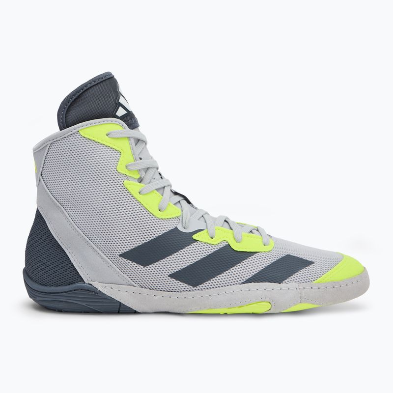 Uomo adidas Adizero squadra grigio chiaro / squadra onix / squadra sollar giallo 2 scarpe da boxe 2