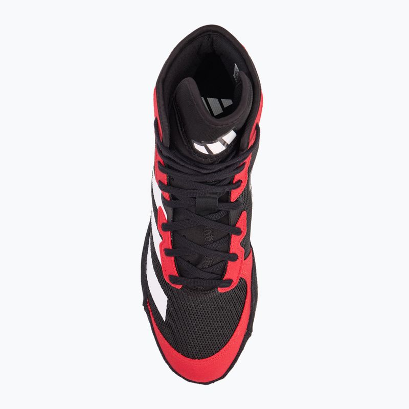 Scarpe da wrestling uomo adidas Adizero team collage rosso / nuvola bianca / nucleo nero 5