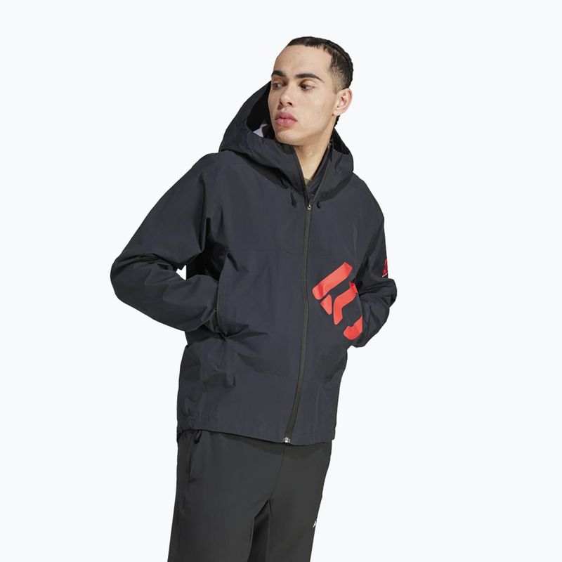 Uomo adidas FIVE TEN All-Mountain Rain Jacket nero 3