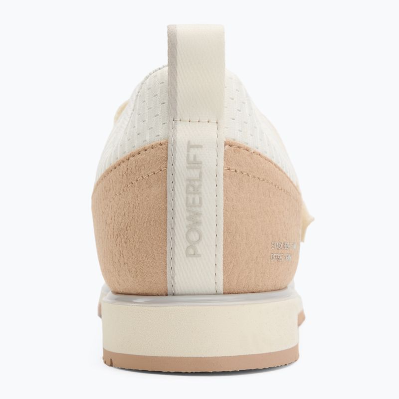 Scarpe da sollevamento pesi adidas Powerlift 5 bianco sporco 6