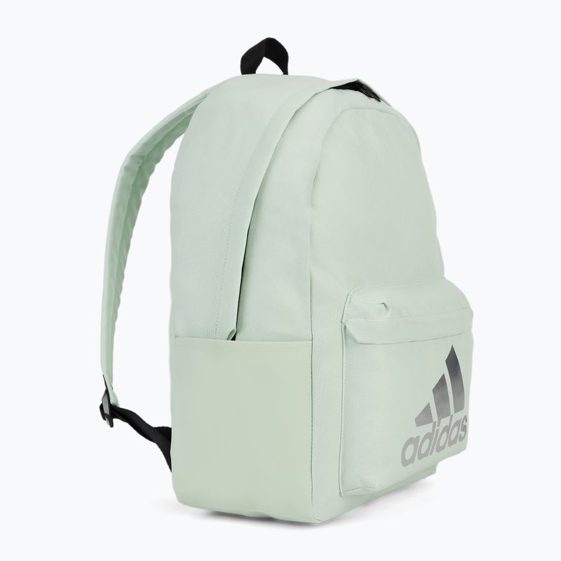 Zaino adidas Classic Badge Of Sport 27,5 l lino verde/argento metallizzato 2