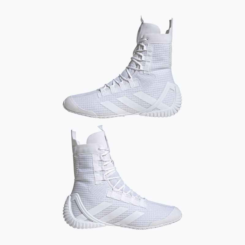 Scarpe da boxe adidas Speedex 23 bianco nuvola/bianco nuvola/grigio uno 8