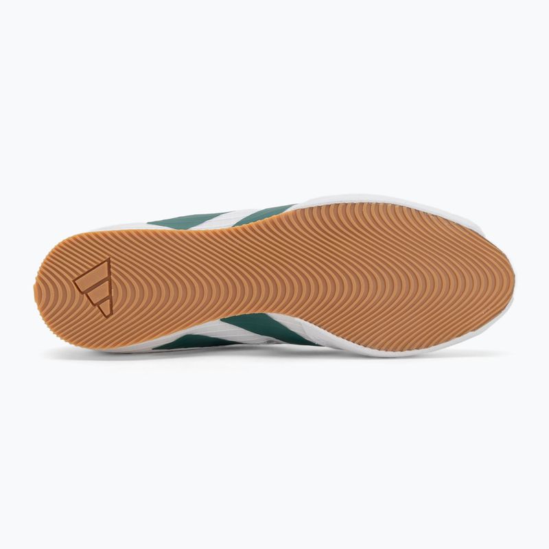 adidas Box Hog 4 nuvola bianca / verde chiaro / nucleo nero scarpe da boxe 4
