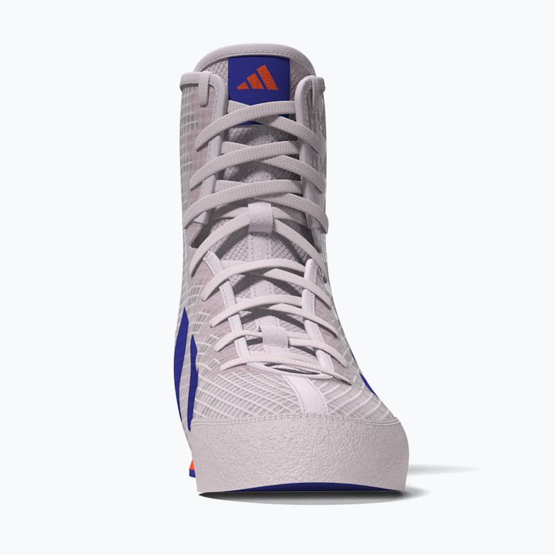 Scarpe da boxe adidas Box Hog 4 quasi rosa/blu chiaro/arancio d'impatto 5
