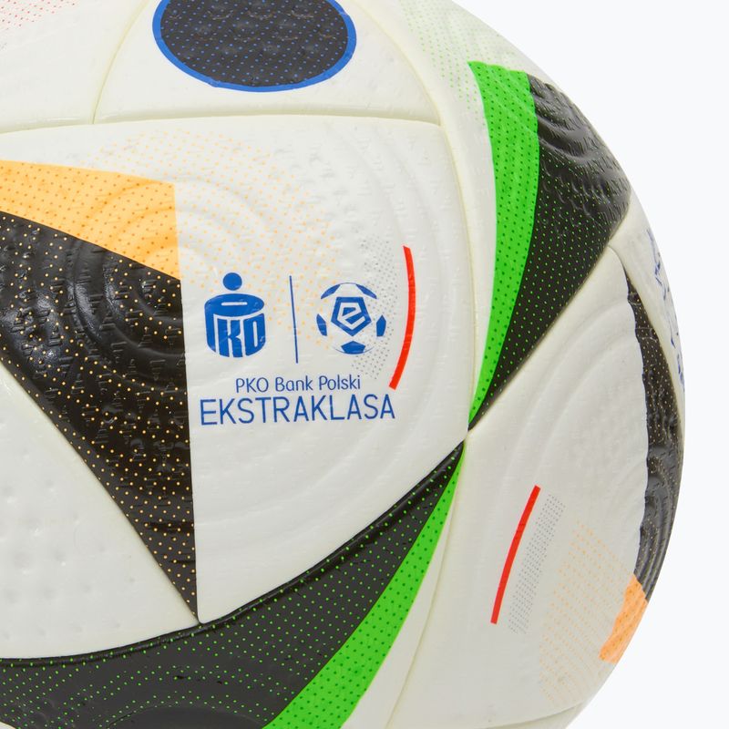Pallone da calcio adidas Ekstraklasa Pro calcio bianco / nero / blu bagliore dimensioni 5 3