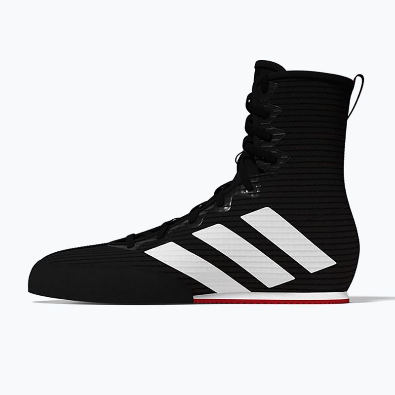 adidas Box Hog 4 nucleo nero / nuvola bianca / rubino puro scarpe da boxe 4