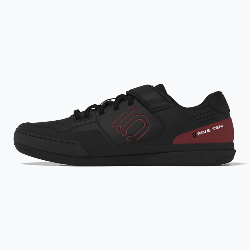 Scarpe da ciclismo MTB da uomo adidas FIVE TEN Hellcat nucleo nero/rosso/bianco nuvoloso 2