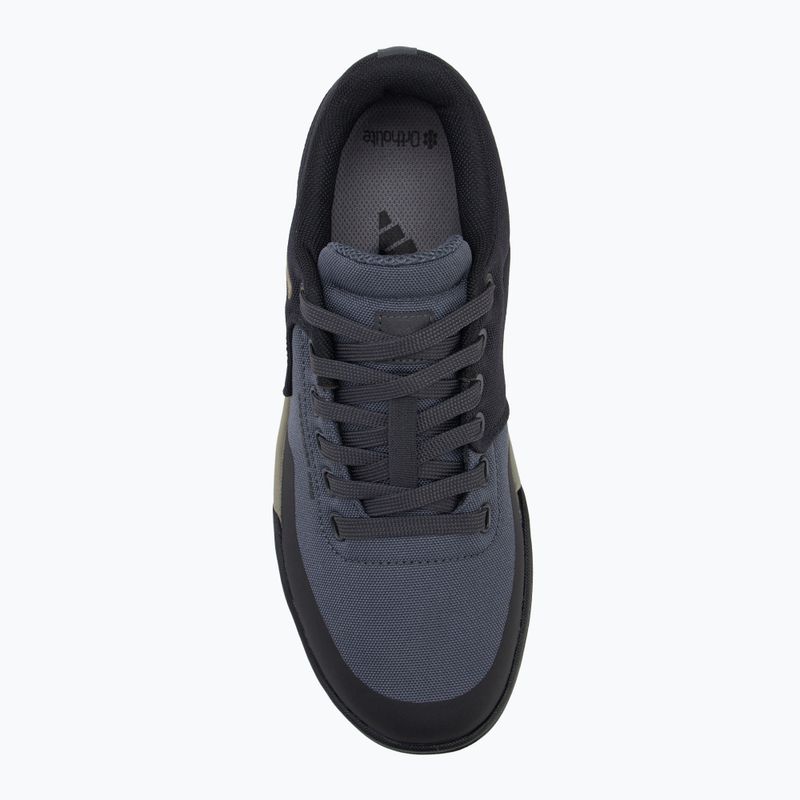 Scarpe da ciclismo uomo piattaforma adidas FIVE TEN Freerider Pro Canvas grey six/silver pebble/nero 5
