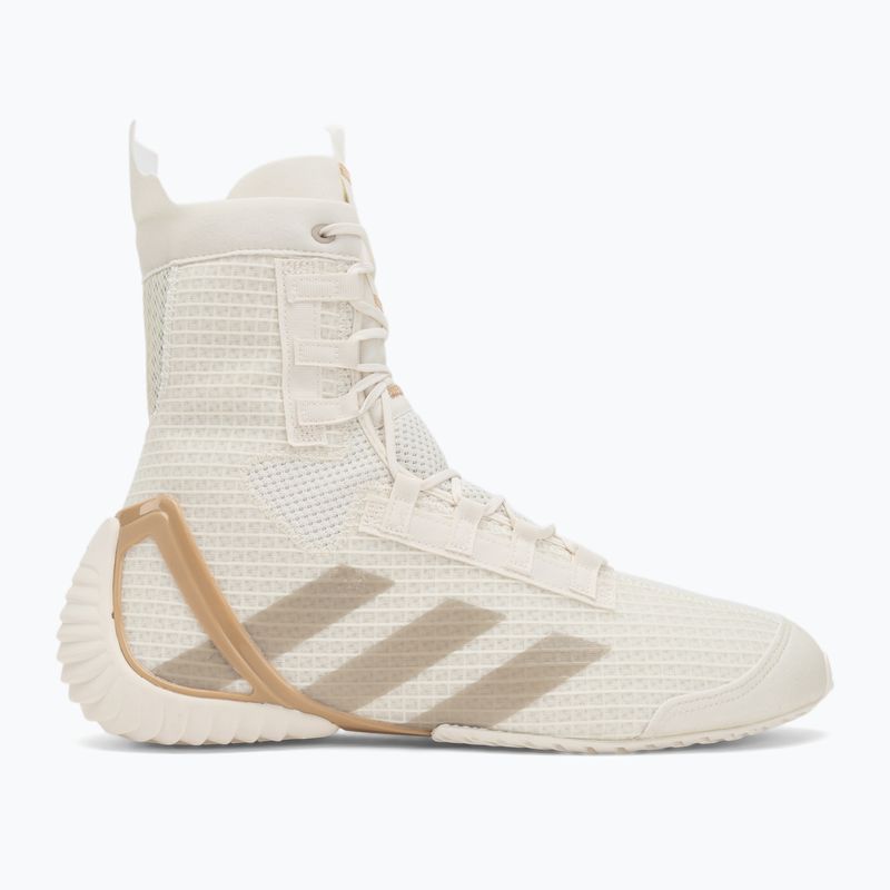 Scarpe da boxe adidas Speedex 23 off white/beige/warm sandstone 2