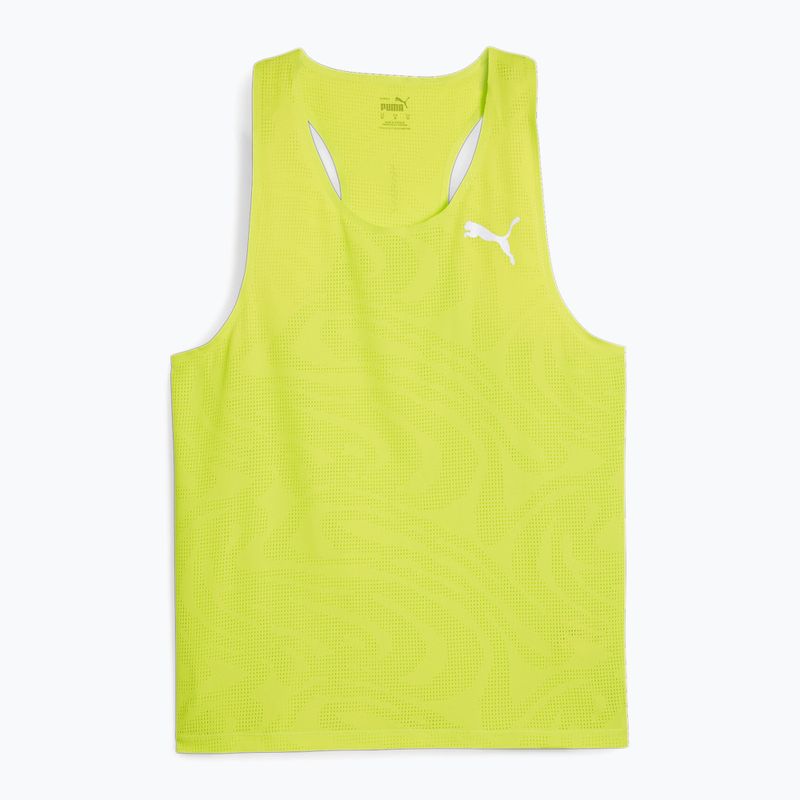 Canotta da running da uomo PUMA Run Ultraspun Singlet verde