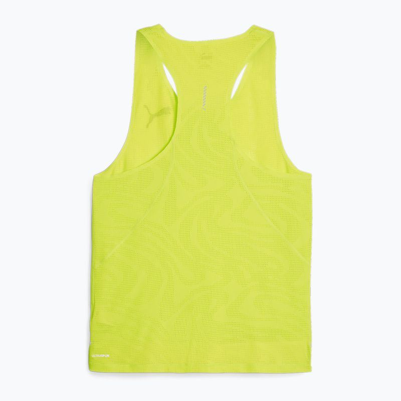 Canotta da running da uomo PUMA Run Ultraspun Singlet verde 2