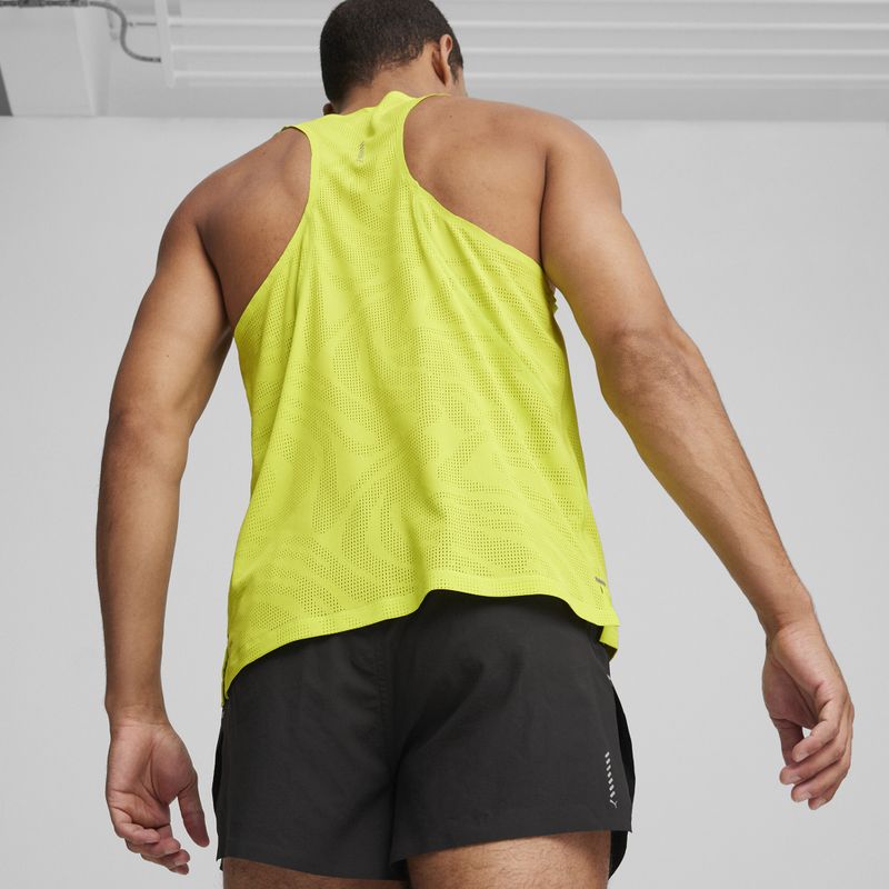 Canotta da running da uomo PUMA Run Ultraspun Singlet verde 4