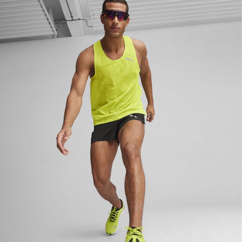 Canotta da running da uomo PUMA Run Ultraspun Singlet verde 7