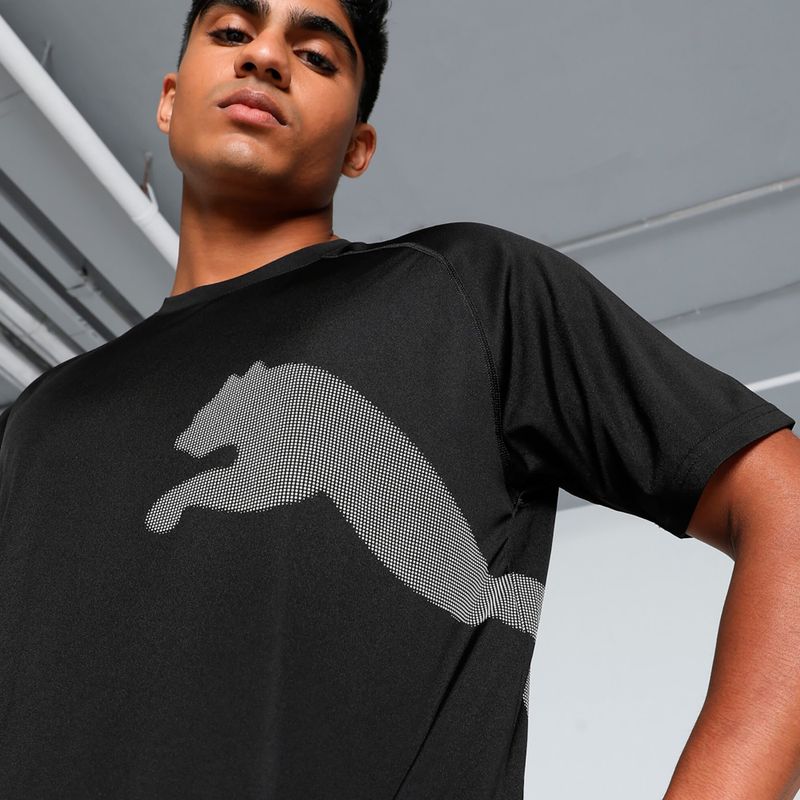 PUMA Uomo Train All Day Big Cat Tee puma nero 9