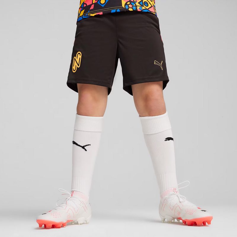 PUMA Neymar Jr pantaloncini da calcio per bambini puma nero/tramonto 3