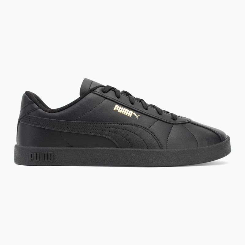 PUMA Club II SL scarpe da uomo puma nero/puma oro 2