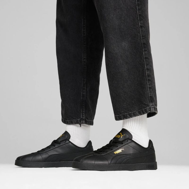 PUMA Club II SL scarpe da uomo puma nero/puma oro 13