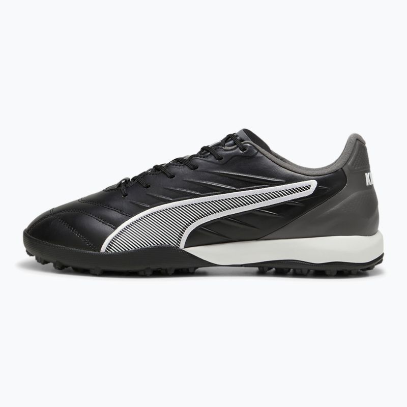 PUMA King Pro TT scarpe da calcio puma nero/puma bianco/grigio scuro freddo 9