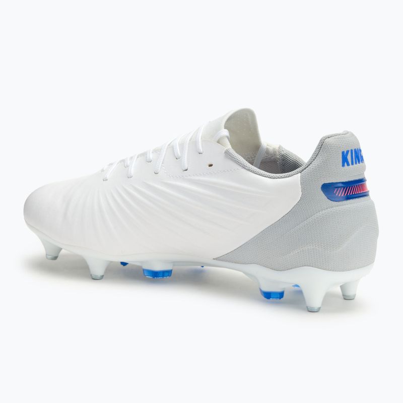 PUMA King Match MxSG scarpe da calcio uomo puma bianco/bluemazing/grigio chiaro/tramonto 3