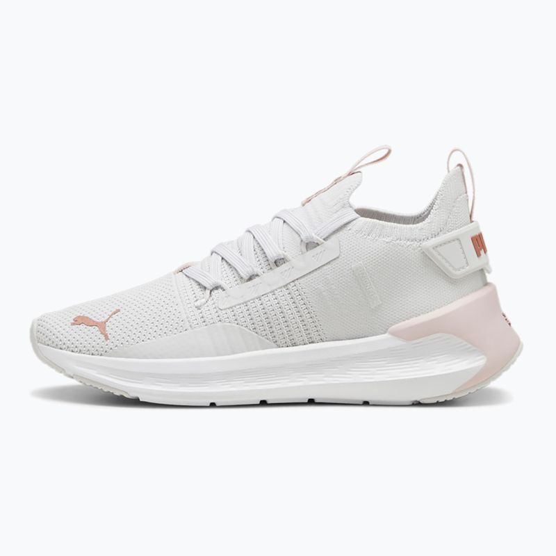 Scarpe da corsa donna PUMA Softride Symmetry Fuzion Feather grigio/mauve mist/rose gold 2