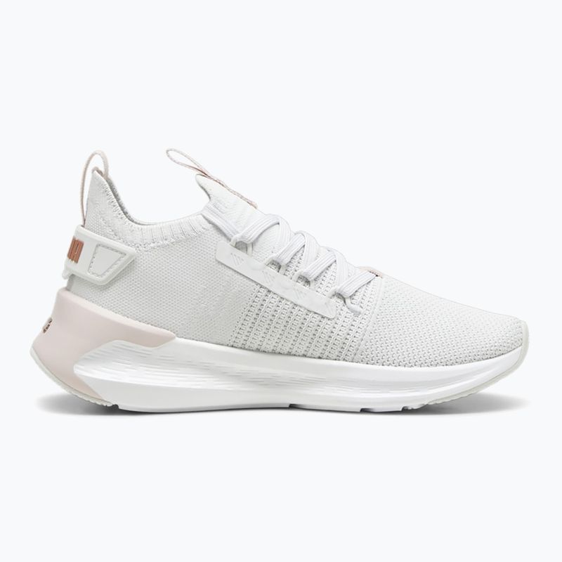 Scarpe da corsa donna PUMA Softride Symmetry Fuzion Feather grigio/mauve mist/rose gold 3