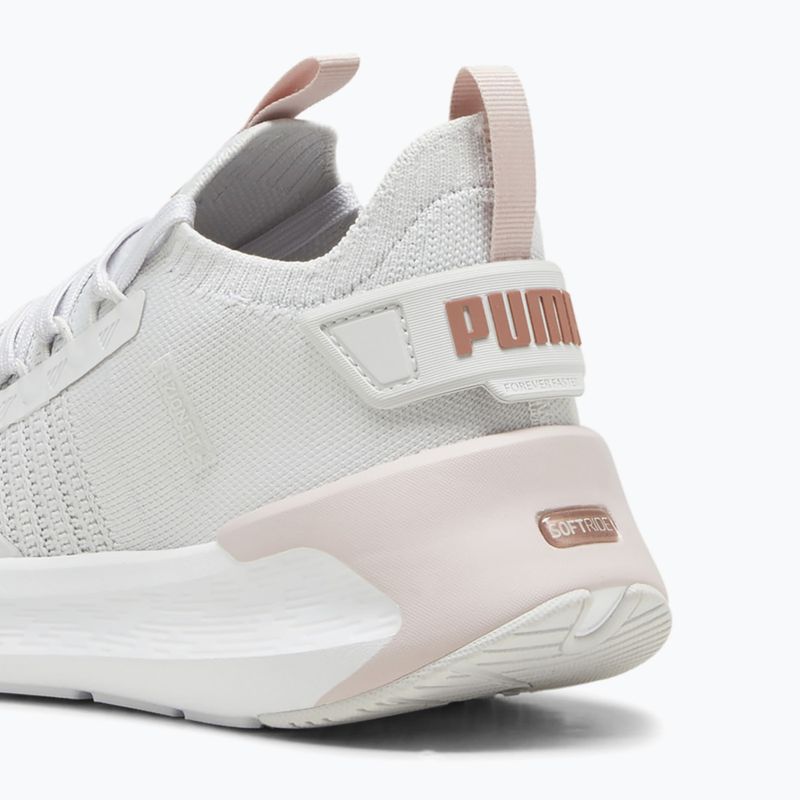 Scarpe da corsa donna PUMA Softride Symmetry Fuzion Feather grigio/mauve mist/rose gold 6