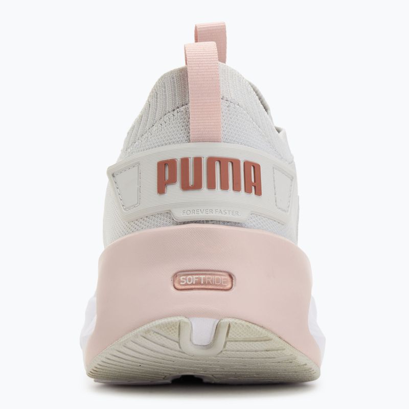 Scarpe da corsa donna PUMA Softride Symmetry Fuzion Feather grigio/mauve mist/rose gold 6