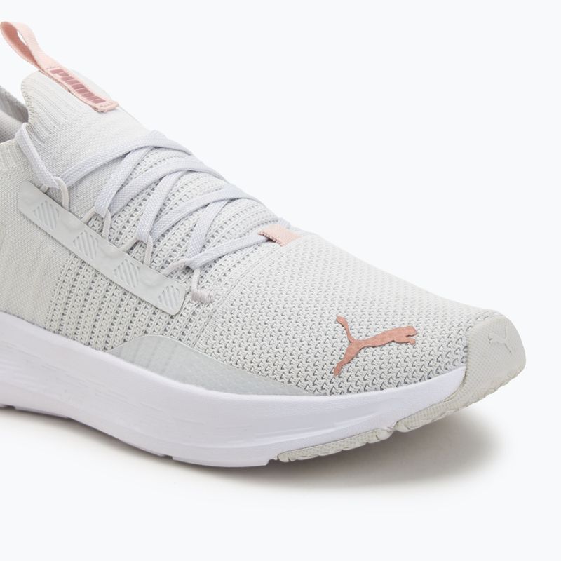 Scarpe da corsa donna PUMA Softride Symmetry Fuzion Feather grigio/mauve mist/rose gold 7