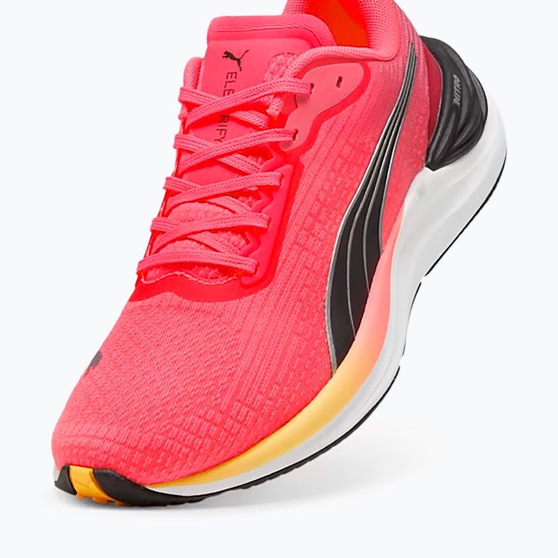 Scarpe da corsa da donna PUMA Electrify Nitro 3 Fade sun stream/sunset glow/puma bianco 11