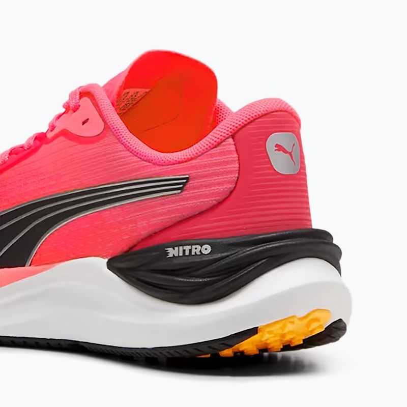 Scarpe da corsa da donna PUMA Electrify Nitro 3 Fade sun stream/sunset glow/puma bianco 12