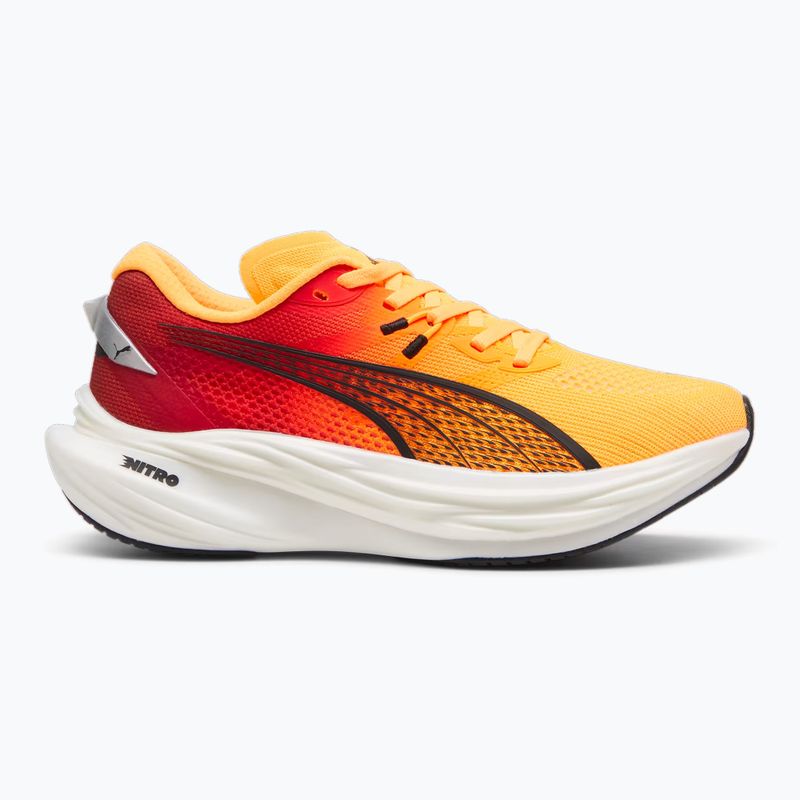 Scarpe da corsa da donna PUMA Deviate Nitro 3 Fade sun stream/sunset glow/puma bianco 9