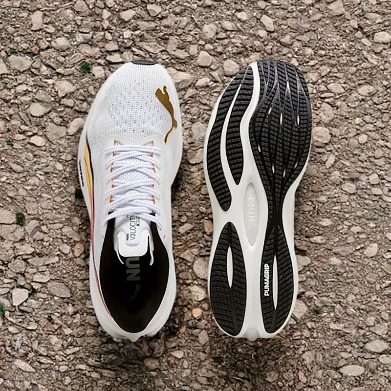 Scarpe da corsa da uomo PUMA Velocity Nitro 3 puma bianco/flusso solare 15