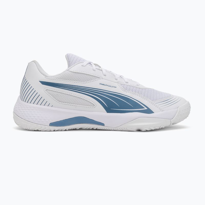 PUMA Solarflash III scarpa sportiva indoor puma bianco/blu horizon 2