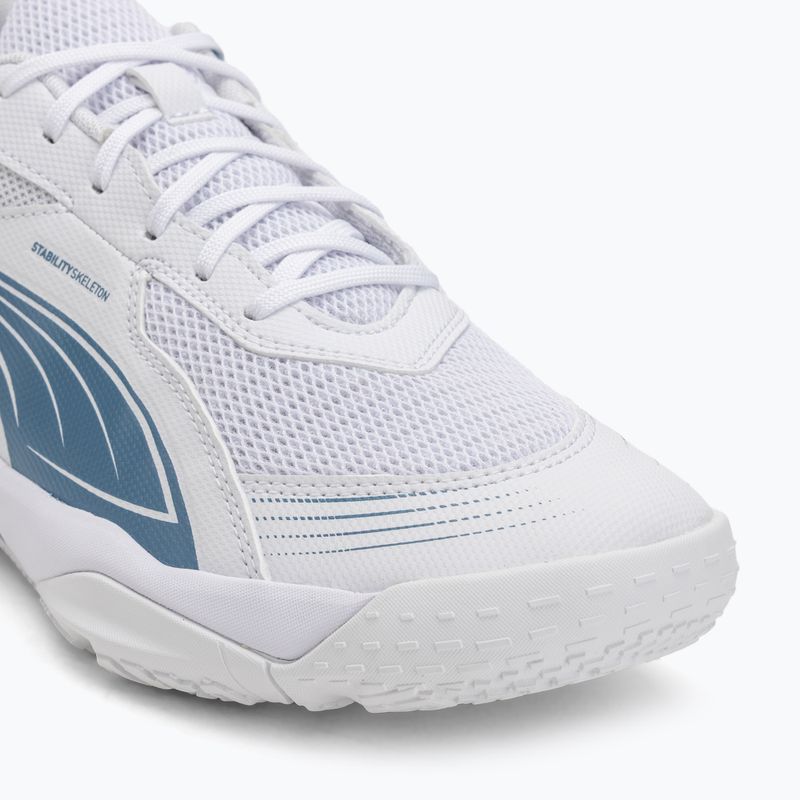 PUMA Solarflash III scarpa sportiva indoor puma bianco/blu horizon 7