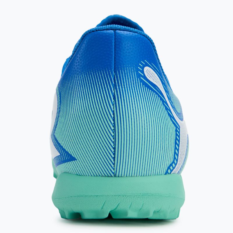 PUMA Future 7 Play TT Jr scarpe da calcio bambino hyperlink blu/menta/puma bianco 6