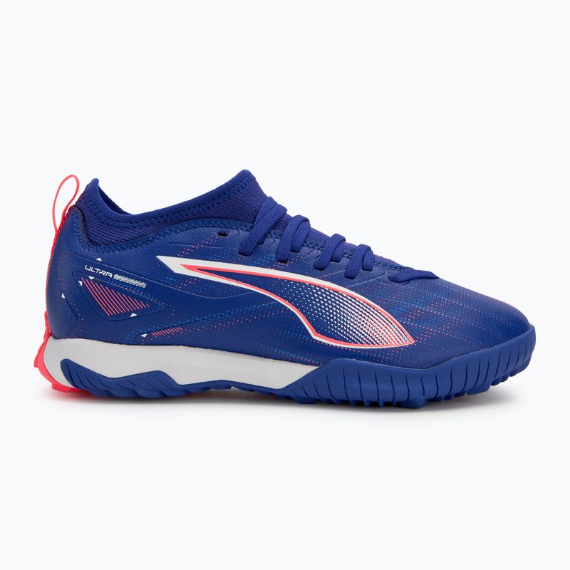 Scarpe da calcio PUMA Ultra 5 Match TT + Mid Jr da bambino lapislazzuli/puma bianco/tramonto 2