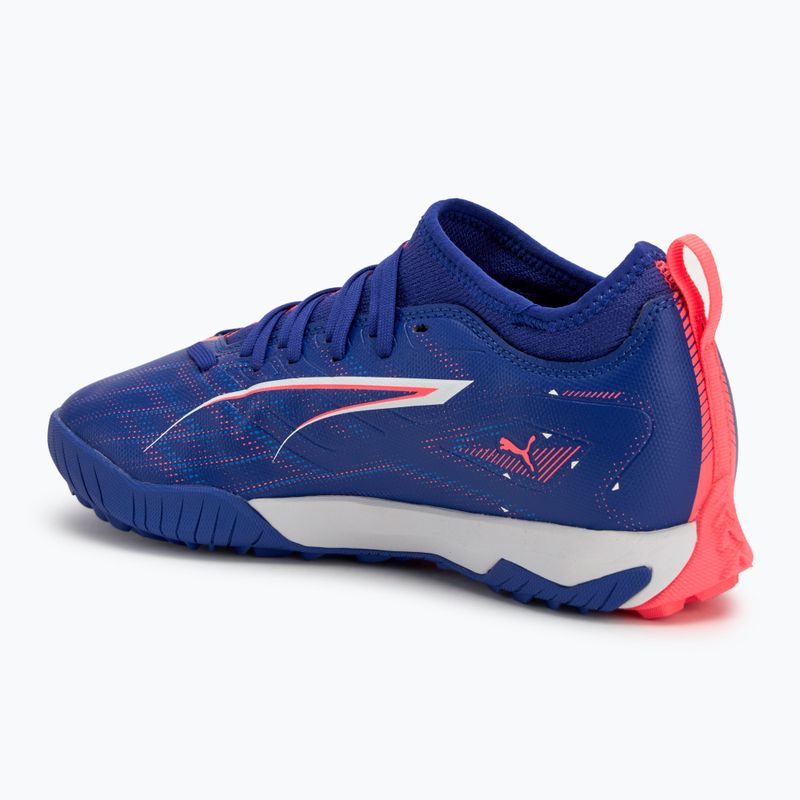 Scarpe da calcio PUMA Ultra 5 Match TT + Mid Jr da bambino lapislazzuli/puma bianco/tramonto 3