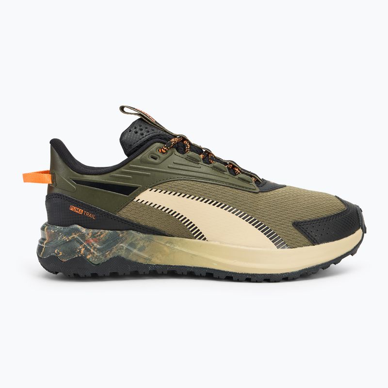 Scarpe da corsa da uomo PUMA Extend Lite Trail landslide oliva scura/puma nero 2