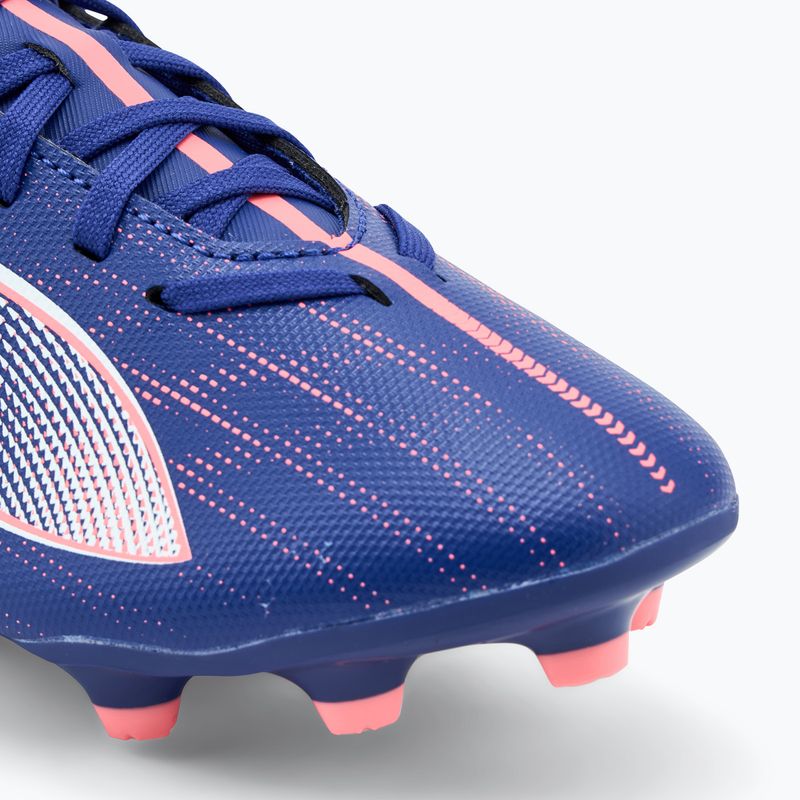 Scarpe da calcio PUMA Ultra 5 Play FG/AG Jr da bambino lapislazzuli/puma bianco/tramonto 7