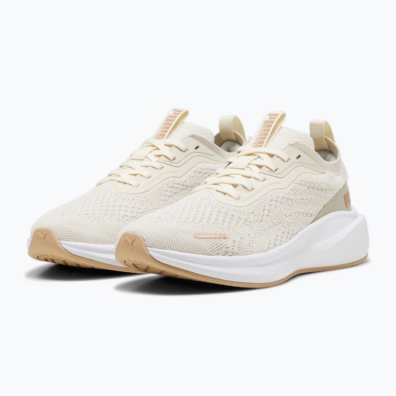 Scarpe da corsa da donna PUMA Skyrocket Lite Engineered smerigliato avorio/oro 8