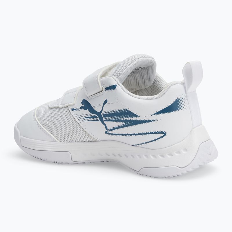 Scarpe sportive indoor per bambini PUMA Varion II V Jr puma bianco/blu horizon 3