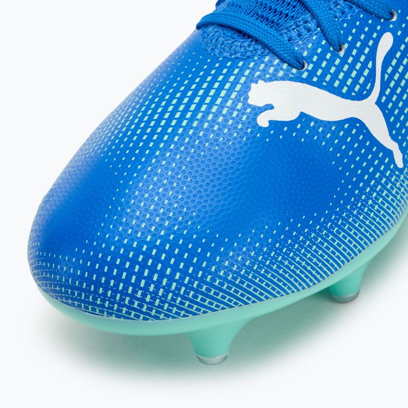 PUMA Future 7 Play MxSG scarpe da calcio hyperlink blu/ menta/puma bianco 7