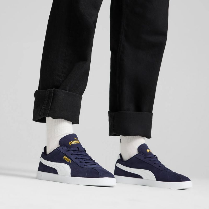 Scarpe PUMA Club II puma navy/puma bianco/puma oro 9