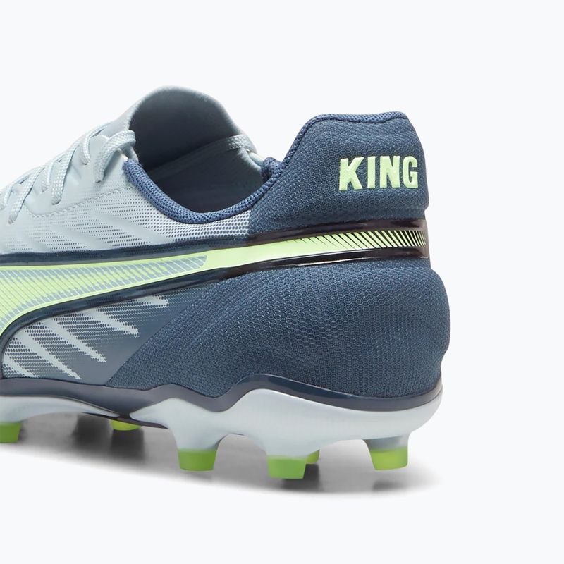 Scarpe da calcio PUMA King Match FG/AG rugiada ghiacciata/mela frizzante 8