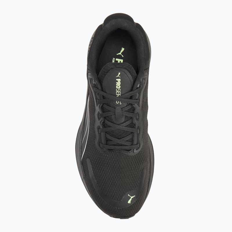 Scarpe da corsa da uomo PUMA Scend Pro WTR puma nero/puma argento 5