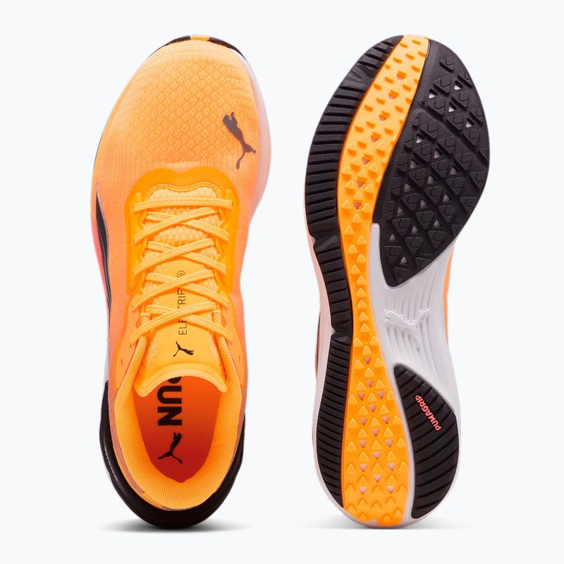 Scarpe da corsa da uomo PUMA Electrify Nitro 3 Fade sun stream/sunset glow/puma bianco 11