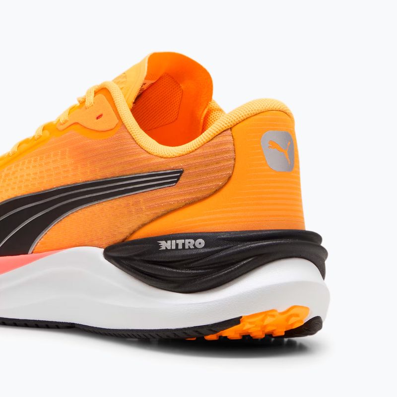 Scarpe da corsa da uomo PUMA Electrify Nitro 3 Fade sun stream/sunset glow/puma bianco 13