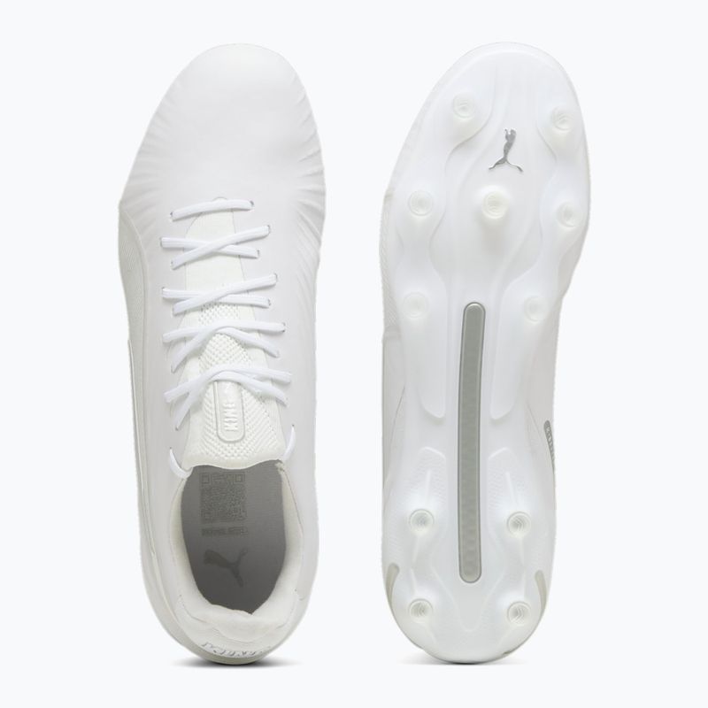 PUMA King Ultimate FG/AG scarpe da calcio puma bianco/puma argento 11