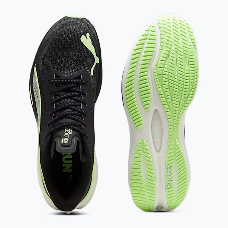 Scarpe da corsa uomo PUMA Velocity Nitro 3 puma nero/mela frizzante 11